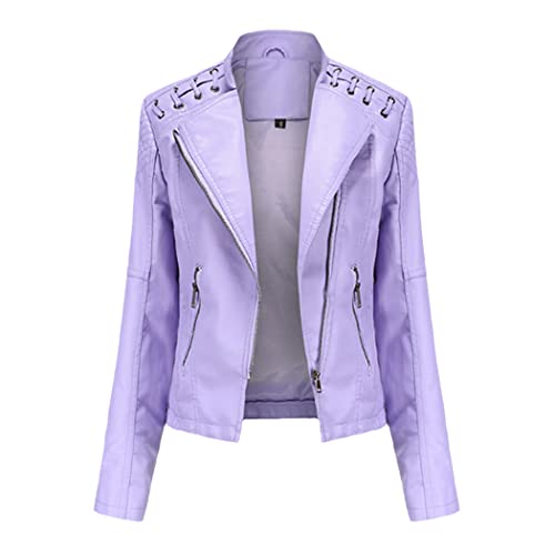 Veste en cuir rose ou rouge pour sublimer vos tenues urbaines de soirée