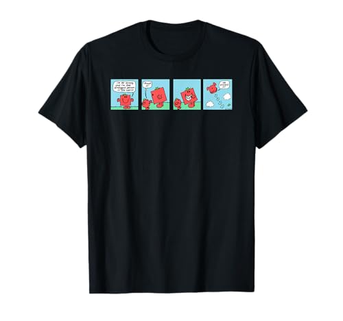 Image of Mr. Men Mr. Strong Mr. Small Retro Comic Book T-Shirt