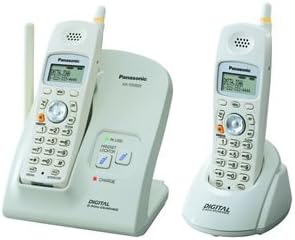 Panasonic KX-TG2622W 2.4 GHz FHSS GigaRange Digital Cordless Telephone with Dual Handsets