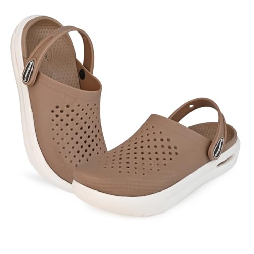 Image of Crosskix AeroComfort 2.0 Men's Lightweight Sport Clogs - Breathable EVA Slip-On Water Shoes with Arch Support and Adjustable Heel Strap