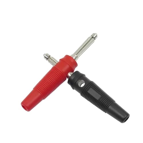 Fiche banane 4mm à connexion stable pour platine de prototypage rouge