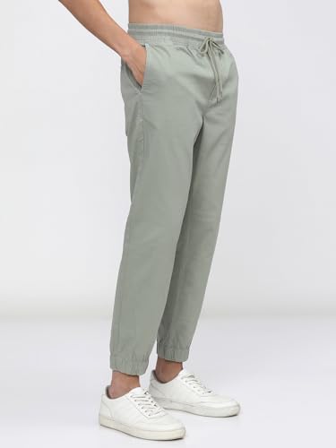 Image of Highlander Men's Cargo Jogger Trousers | Perfect for Casual Outings,Travel & Work Wear with Utility Pockets