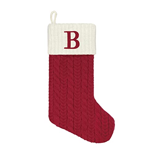 St. Nicholas Square 21 Inch Cable Knit Monogram...