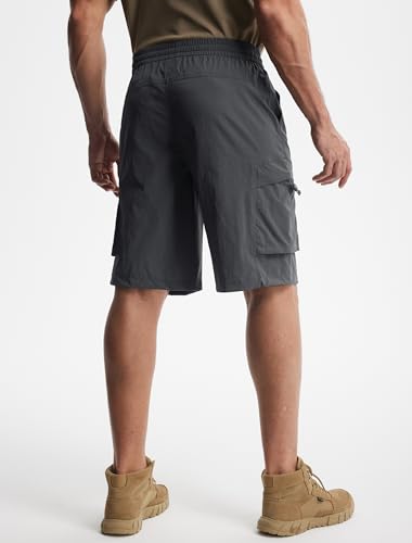 Image of Libin Men's Shorts Casual All Day Comfy Quick Dry Lightweight Cargo Hiking Shorts Breathable Outdoor Sports Travel