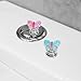 8 Pcs Cute Multicolor Flower & Butterfly Toilet Button Pusher Set, Flush Tank Button Press Helper Tool, Toilet Seat Lid Lifter Handle, Practical Creative Bathroom Accessory