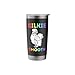 Silkie Fluffy Chicken Silky Smooth Wearing Rainbow Shades Stainless Steel Insulated Tumbler