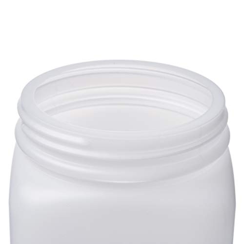 Consolidated Plastics Square Bottle with Cap, HDPE, 32oz, 12 Piece - Thumbnail 5