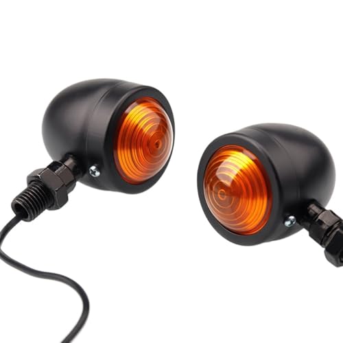 Indicateurs moto clignotant jaune et feu stop pour Harley Cruise et custom