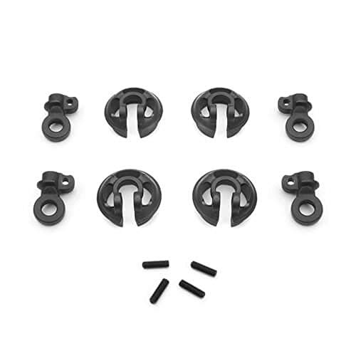 Tekno RC LLC Locking Shock Rod End and Spring Perch Set 13mm TKR6701 Elec Car/Truck Replacement Parts