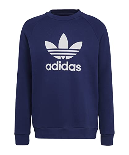adidas Adicolor Classics Trefoil Men's Crew Neck Sweatshirt Blue Size XS Code H06654, Royal Blue/Vintage White
