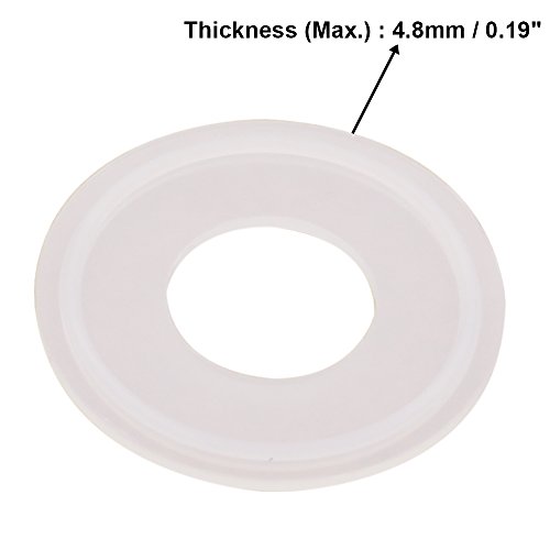 Image of DERNORD Silicone Gasket Tri-Clover (Tri-clamp) O-Ring - 1 Inch (Pack of 5)