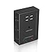 VASTFAFA Multi Wall Outlet Adapter Surge Protector 2100 Joules with 4-USB Ports Wall Charger, Wall Mount Charging Center 6 Outlet Wall Mount Adapter for Home, School, Office(Black).