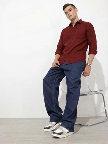 Image of Men Solid Good Color Shirt | Trendy Casual & Formal Wear | Comfortable Cotton Blend | Slim Fit Stylish Shirt