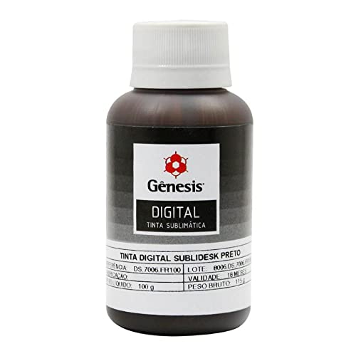 Tinta Sublimática Gênesis Preta (100ml)