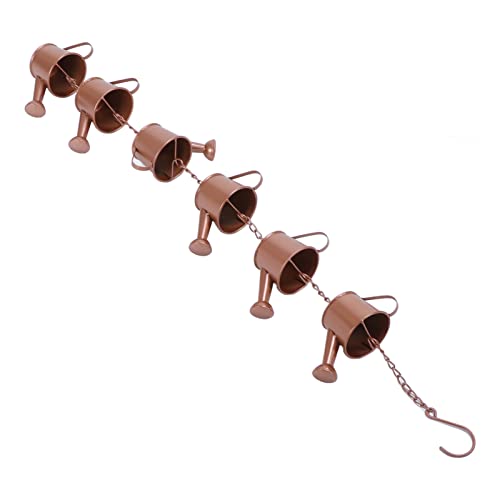 Campanelli Eolici Divertenti a Forma di Bollitore in Metallo Annaffiatoio Ornamento da Appendere per il Patio del Balcone del Giardino di Casa