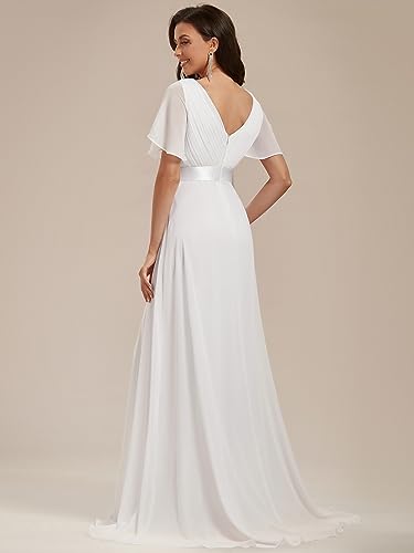 Robe de soirée Ever-Pretty masquant les imperfections avec double col V - 2