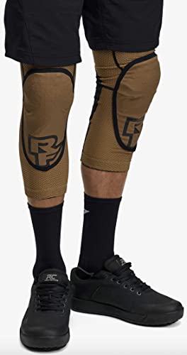 Genouillères COVERT loam orange S pour protection VTT et enduro