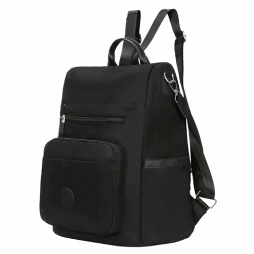 Mochila Bolsa Feminina De Costas Bolsa Casual Delicada Media (Preto)