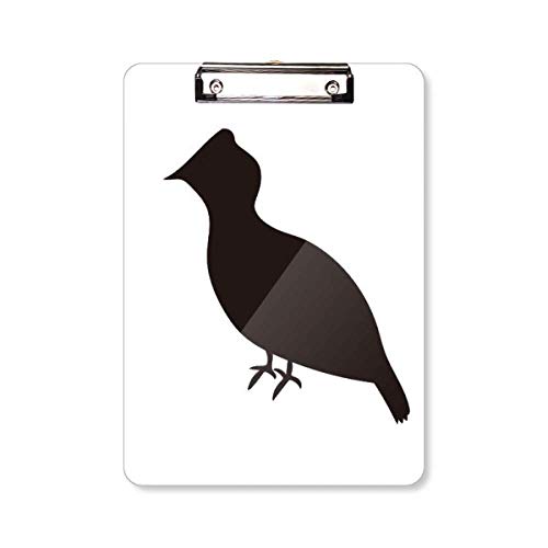 Porte-bloc A4 de collection tétras noir avec revêtement satiné et finition soignée