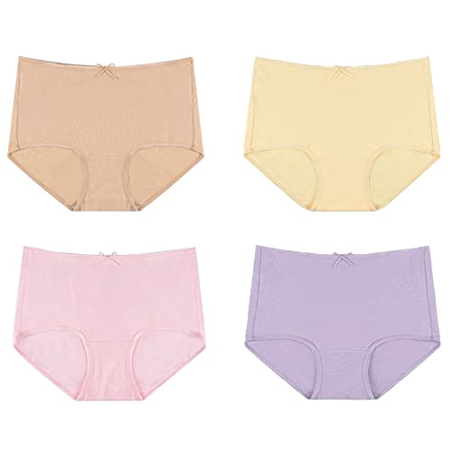 Sous-vêtements en coton femme taille haute respirant grand confort XL