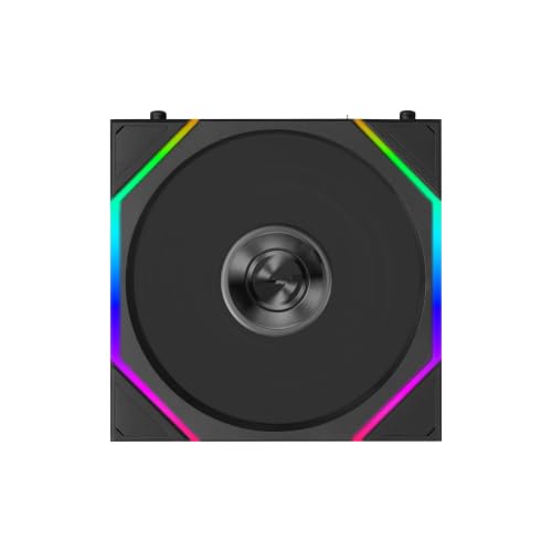 Image of Lian Li UNI Fan TL Flex 120mm Fan-Single Pack-Normal Blade-Black-12TL1F1B