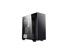 MSI MPG SEKIRA 100P Mid-Tower ATX Gehäuse (2x USB 3.1 Anschluss, 4x 120mm Fan im Lieferumfang, schwarz)