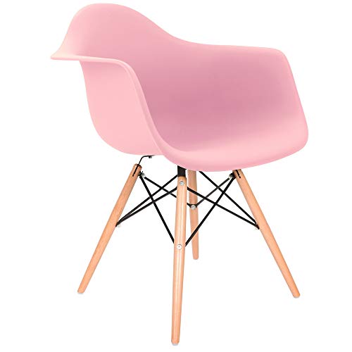 Preisvergleich Produktbild Chaise Privée Stuhl DAW Rosa, Natur