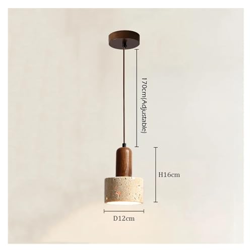 Lustre LED en pierre jaune pour table à manger et design de maison - 2