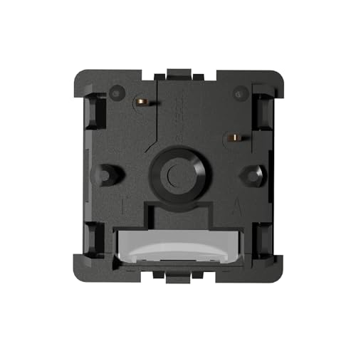 kutethy Interruptores de teclado Gateron Gateron, LED RGB linear, 5 pinos, branco, 22 mm, mola dupla