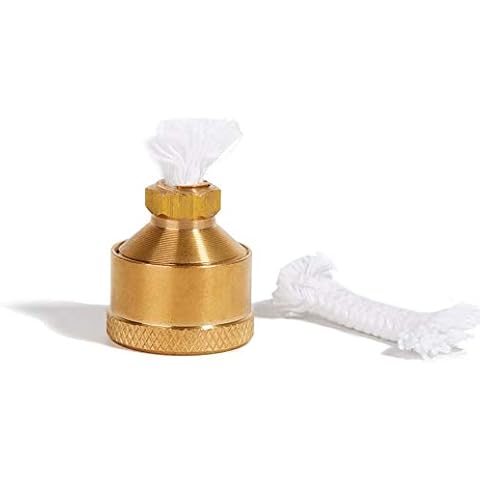 Sunnytech Mini Brass Metal Alcohol Lamp for Stirling Engine Steam Engine Alcohol Burner Can Be Used to Boil Tea Coffee M095-1 Cover
