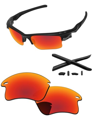 Image of Replacement Lenses & Rubber Kits for Oakley Fast Jacket XL OO9156 71mm - Precision Fit, UV Block, Impact Resistant