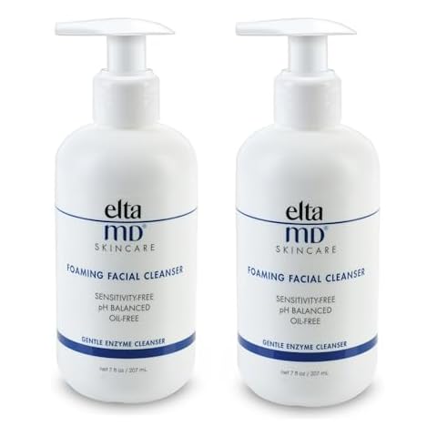 EltaMD Foaming Facial Cleanser, Gentle Foaming Face Wash and Makeup Remover, Oil Free, Helps Reduce Skin Inflammation, Removes Dead Skin Cells and Skin Impurities, Safe for All Skin Types (2 Pack) Cover