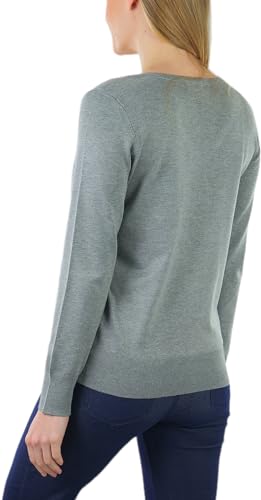 Image of ToBeInStyle Women's Classic Long Sleeve V-Neck Pullover Sweater