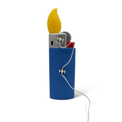 Image of 20.5-Inch Novelty Lighter - Blow Mold Lamp with Fun LED Lights for Indoor Use - Quirky Lamp for Kitchen or Party Display