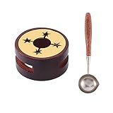 heizungsventil dichtung Hohe Qualität: Der Wachssiegelwärmer und der Löffel bestehen aus Metall, glänzend und langlebig.