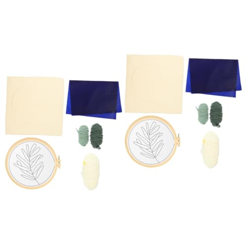 Activité manuelle pour enfant avec le kit de matériel de point de croix LALAFINA complet