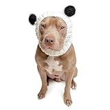 Zoo Snoods Panda Bear Dog Costume - Neck and Ear Warmer Snood for Pets (Large)