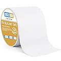 CircleRoad RV Roof Tape White, 6 Inch X 50 Feet RV Repair Sealant Tape, Stop Camper Roof Leaks, UV-Resistant, Weatherproof and Reliable for Camper, Trailer, Boat (6In-50FT)