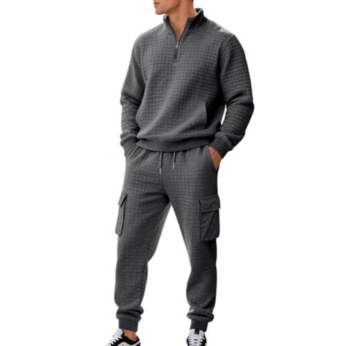 Ensemble homme pantalon classique gris foncé taille S pour événements formels
