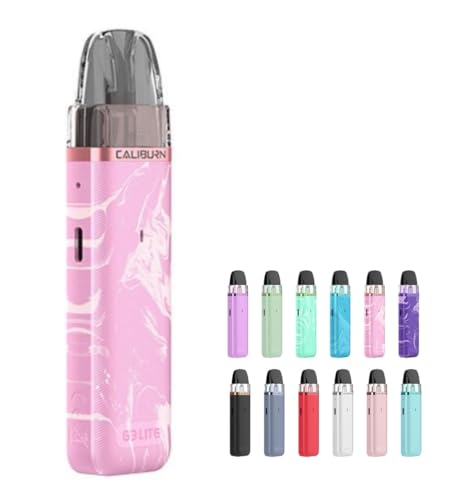 [EF Caliburn G3 Lite Pod System Kit 1200mAh 2.5ml Jo[ W[X[ Cg |bh dq^oR Vape xCv X^[^[Lbg jR`t[ (Rose Bloom)