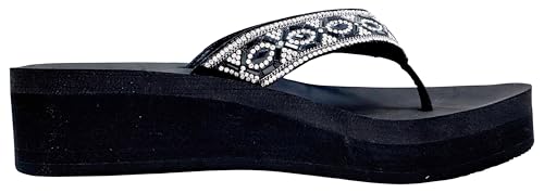 Yellow Box Women's Sarinah Wdge Sandal, Round Toe, 1.75 Inch Heel, 1 Inch Platform, Comfortable Flip-Flop4