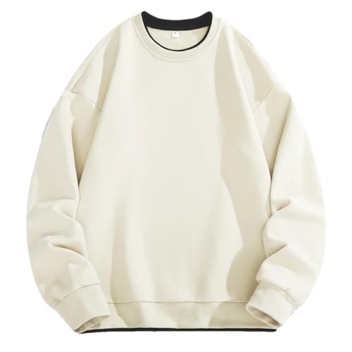 Men's Hoodie Sweatshirt Loose Pullover Long Sleeve Sport Tops Mens