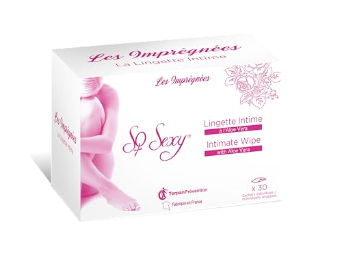 Les Impregnées So Sexy® Intimtücher, Box mit 30 einzelnen Tüchern, 30 Stück