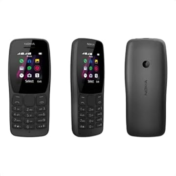 Celular Básico com Tela Colorida, Jogos Clássicos, Teclado Numérico, Preto