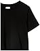 The Drop Women's Courtney Short-Sleeve Tiny Crew Neck Jersey T-Shirt, Black, 3X Plus Size