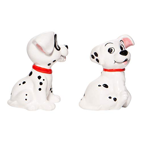 Enesco Disney Ceramics 101 Dalmatians Lucky And Patch Salt And Pepper Spice Shaker Set, 3 Inch, Multicolor #TOP3