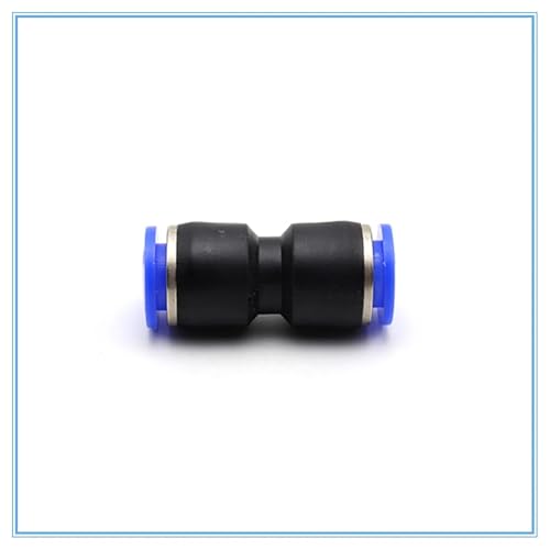 Conector reductor de manguera de 16 mm, unión recta de plástico para flujo de agua estable 7