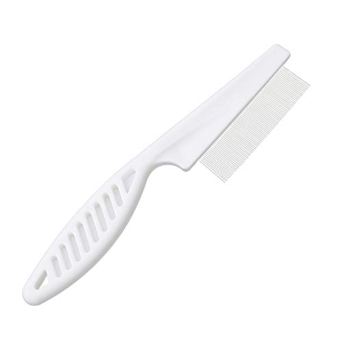 ZALING Pet Comb Flea Comb Dense Tooth Comb Pet Supplies,White - Image 5