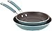 Rachael Ray 16347 Cucina  Nonstick Frying Pan Set / Fry Pan Set / Skillet Set - 9.25 Inch and 11 Inch, Blue