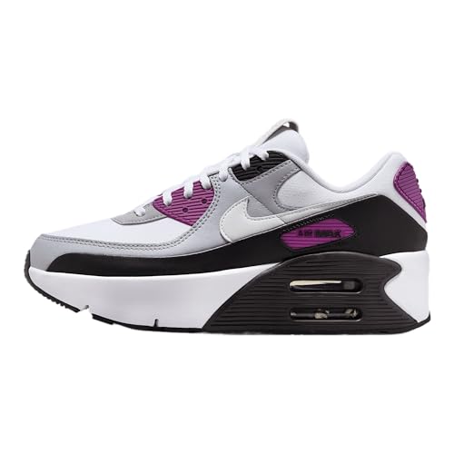 Nike Air Max 90 LV8 Women's Shoes (FD4328-109, White/Bold Berry/Wolf Grey/Photon Dust)